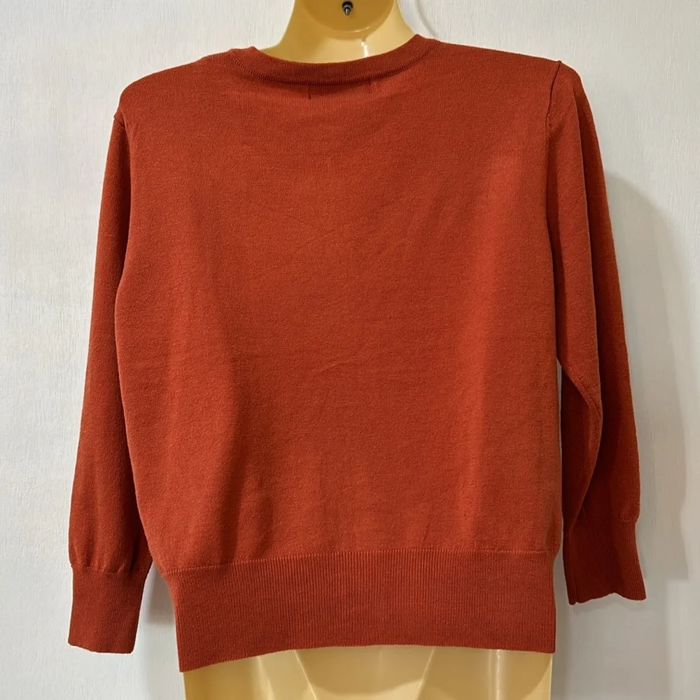 MAK SWEATER WOMEN SWEATER ELBOW SLEEVE SIZE MD - Picture 2 of 8